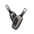 Acto Metal Sapphire Key Cover and Key chain Compatible with MG Astor I Hector I Comet EV I Hector plus I Gloster I ZS EV I ZS Pack of 1 Set (Glow in the Night)