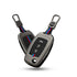 Acto Metal Sapphire Key Cover and Key Chain Compatible with Mahindra Xuv300 Pack of 1 Set (Glow in the Night)