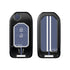 Acto Metal Sapphire Key Cover and Key chain Compatible with Honda City, WR-V, Jazz Pack of 1 Set (Glow in the Night)