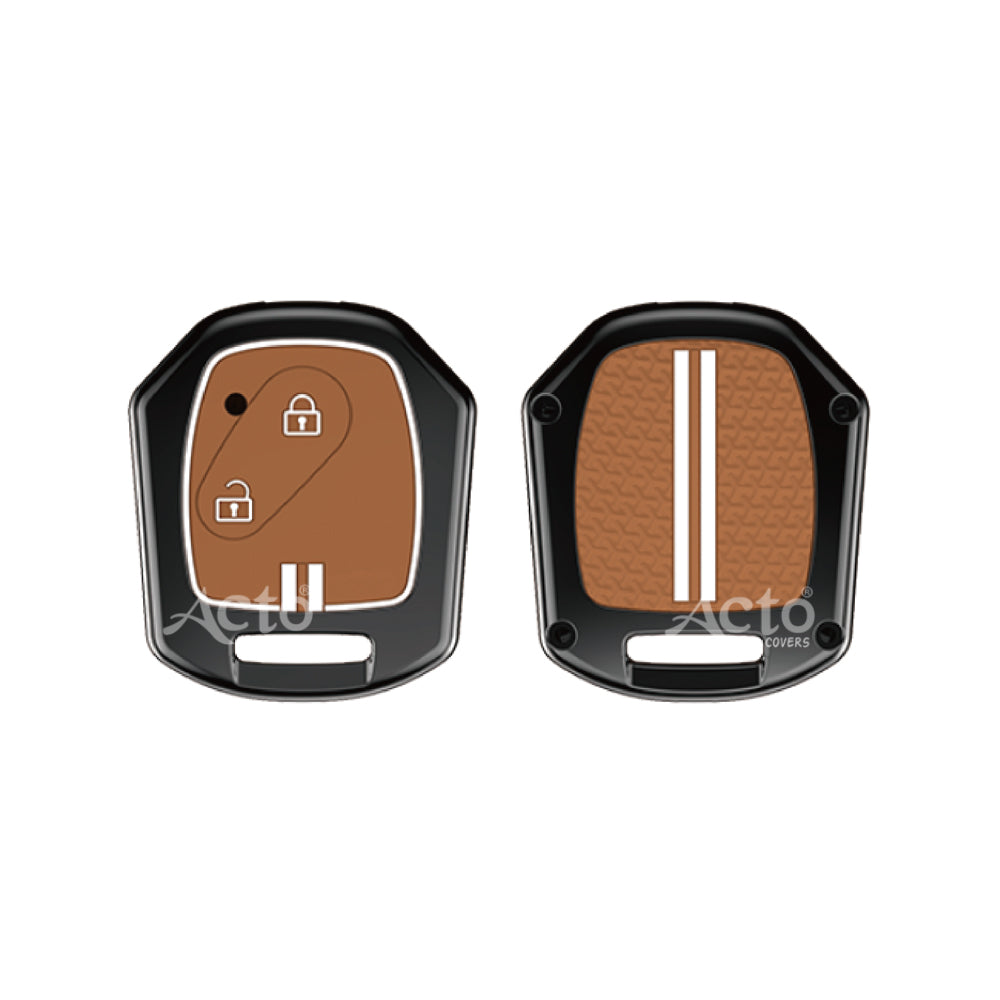 Acto Metal Sapphire Key Cover and Key chain Compatible with Honda CR-V Pack of 1 Set (Glow in the Night)