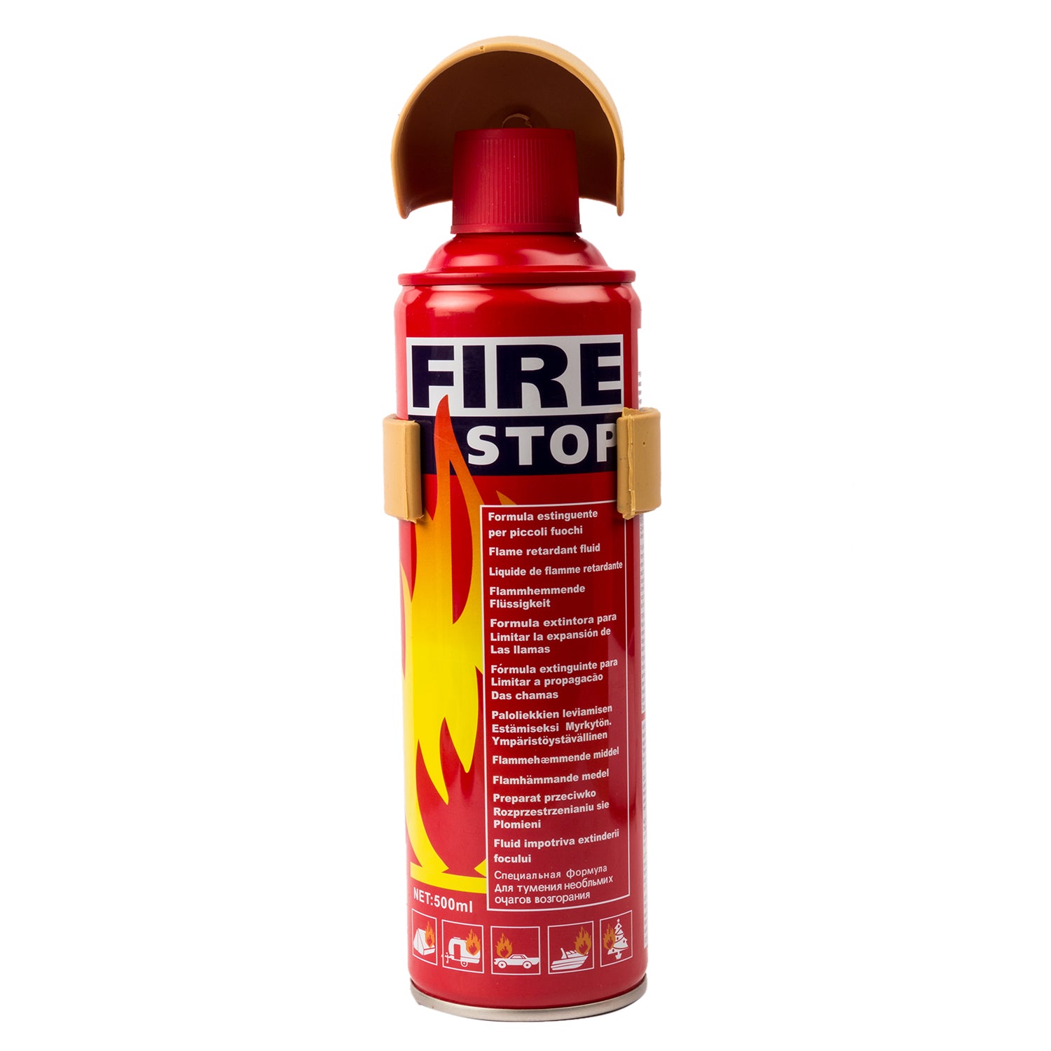 Fire Stop Fire Extinguisher Emergency Supplies for Car, Home & Kitchen | Portable Fire Fighting