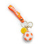 3D PVC Cartoon Keychain Football