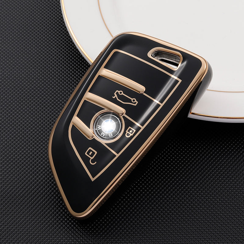 Acto TPU Gold Series Car Key Cover For BMW 7 Series