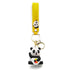 3D PVC Cartoon Keychain Panda