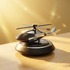 Solar Powered Rotating Helicopter Dashboard Showpiece – Automatic Moving Car Decor