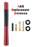 Universal 4.7inch Carbon Fiber Replacement antenna for FM/AM Radio Signal Car Aerial Antenna