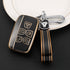 Acto TPU Gold Series Car Key Cover With TPU Gold Key Chain For Jaguar XF