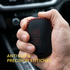 ACTO Leather Car Key Cover with Key Chain Compatible for Maruti Suzuki Alto, Alto K10, Alto 800, Baleno, Brezza, Swift, Celerio, Dzire, Ciaz, Ignis, S-Cross, Ertiga, XL6, S-Presso, Ritz, SX4, WagonR Black with Red Stitching | 360° Protection | Pack of 1