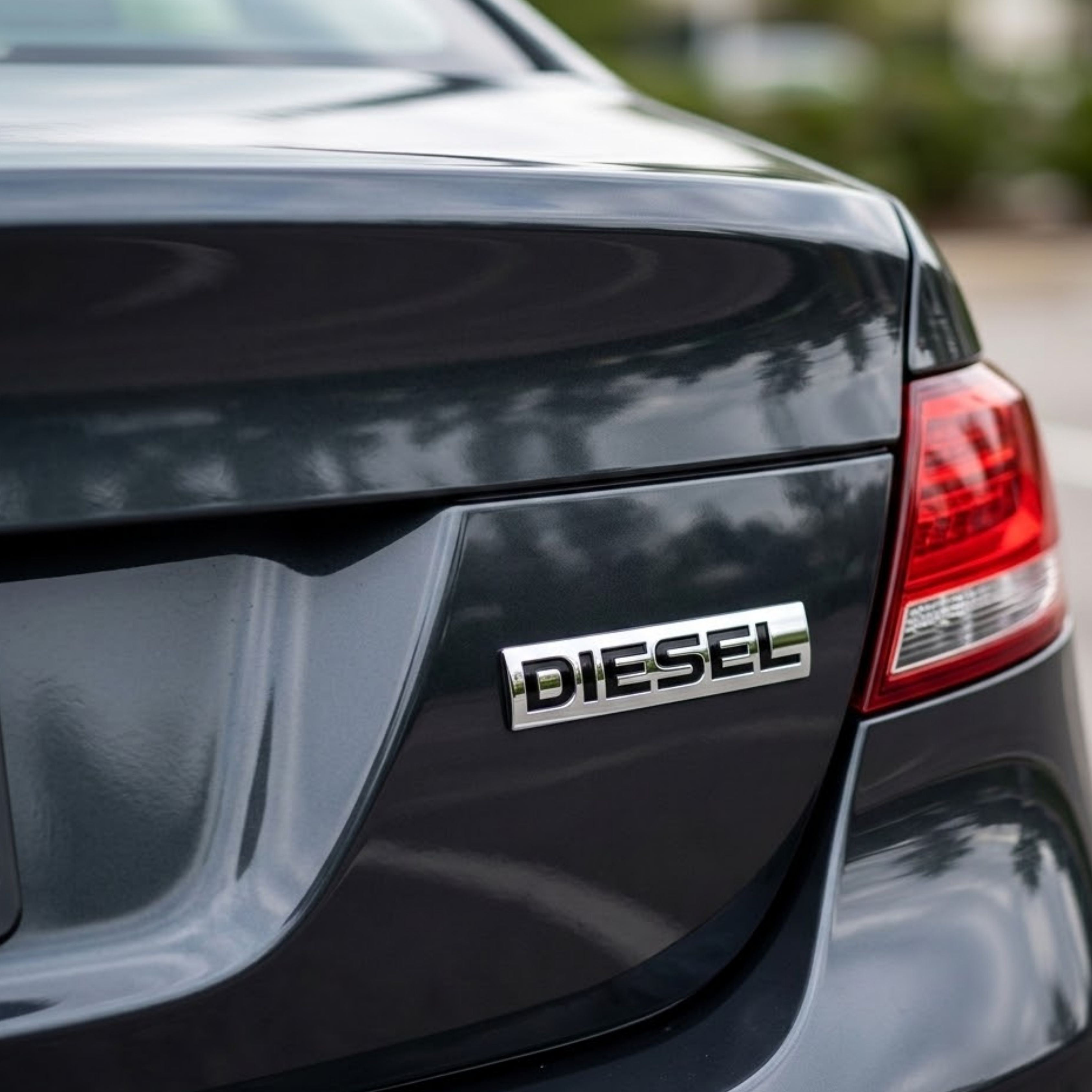 Carsonify 3D Metal Diesel Car Badge Emblem Sticker | Premium Aluminum Alloy Diesel Logo Decal | Self-Adhesive Chrome Badge for Car & Bike Exterior | Metallic Auto Styling Accessory