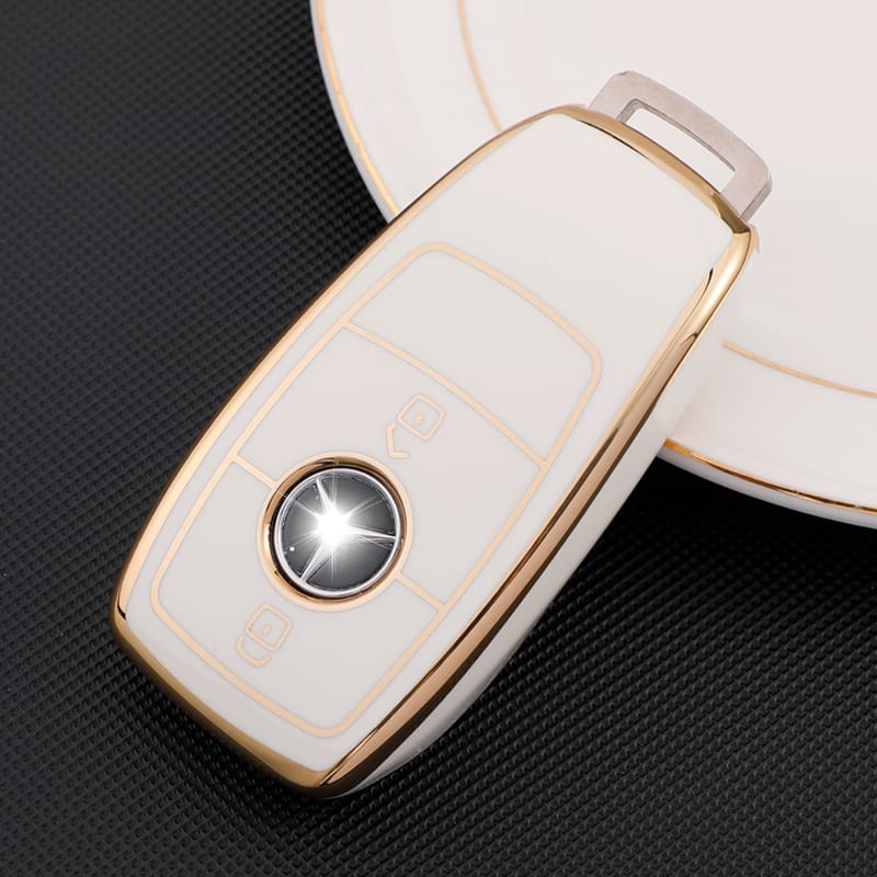 Acto TPU Gold Series Car Key Cover For Mercedes A-Class