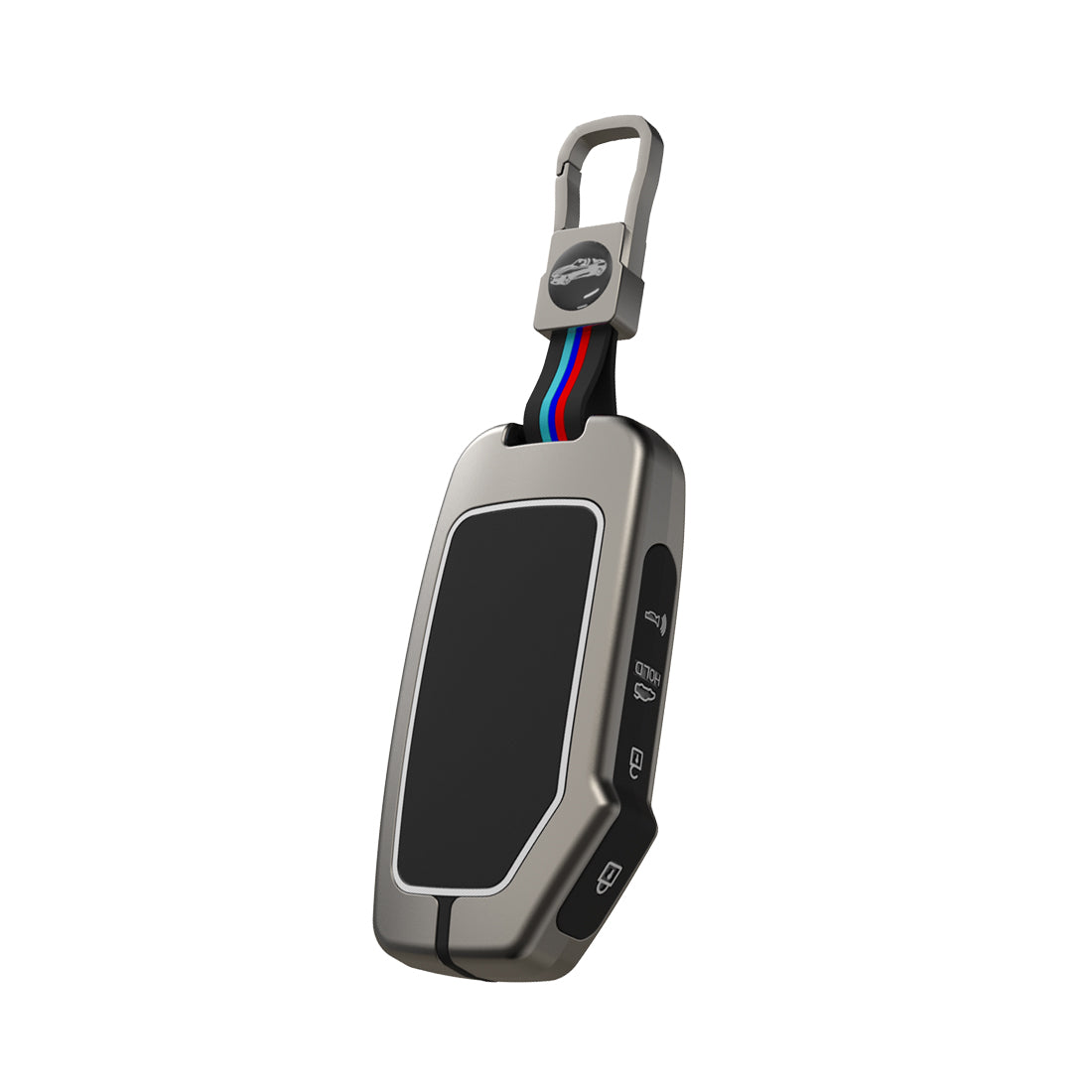 Acto Metal Sapphire Key Cover and Key chain Compatible with KIA Seltos 2020, Sonet 2020+ Pack of 1 Set (Glow in the Night)