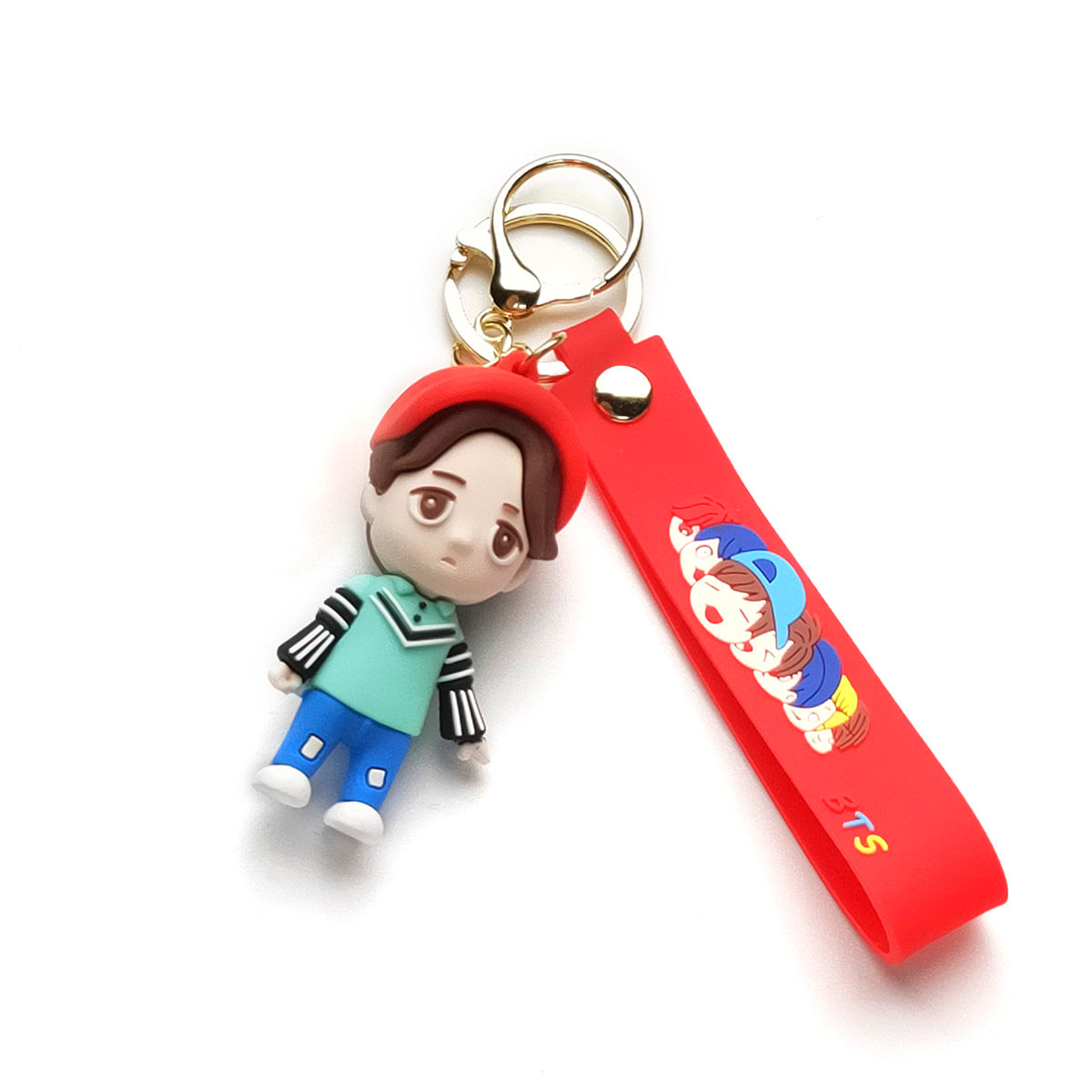 3D PVC Cartoon Keychain BTS