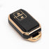 Acto TPU Gold Series Car Key Cover With Diamond Key Ring For Suzuki New Dzire