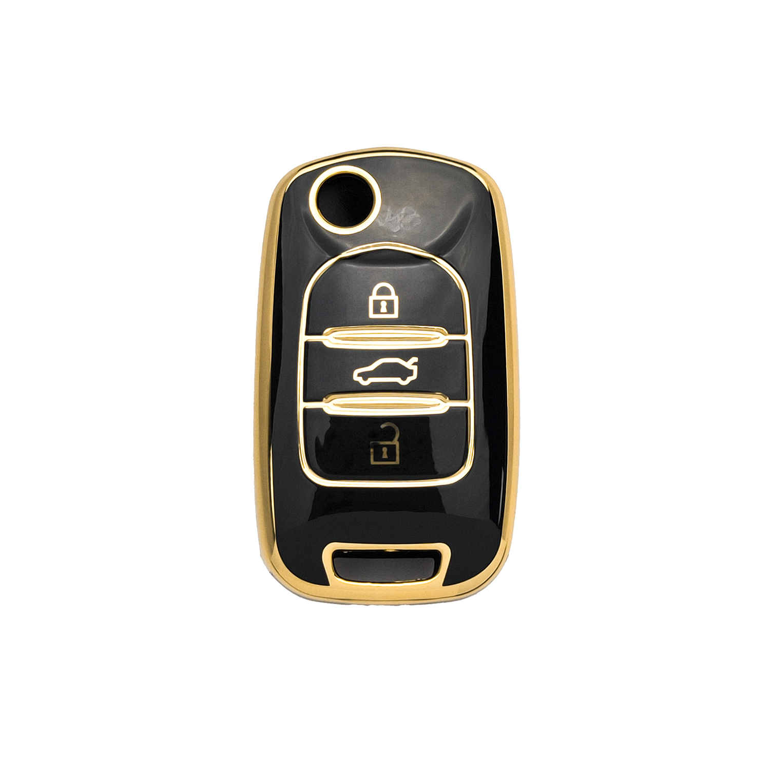 Acto TPU Gold Series Car Key Cover For MG Comet EV