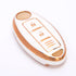 Acto TPU Gold Series Car Key Cover With TPU Gold Key Chain For Nissan Sunny