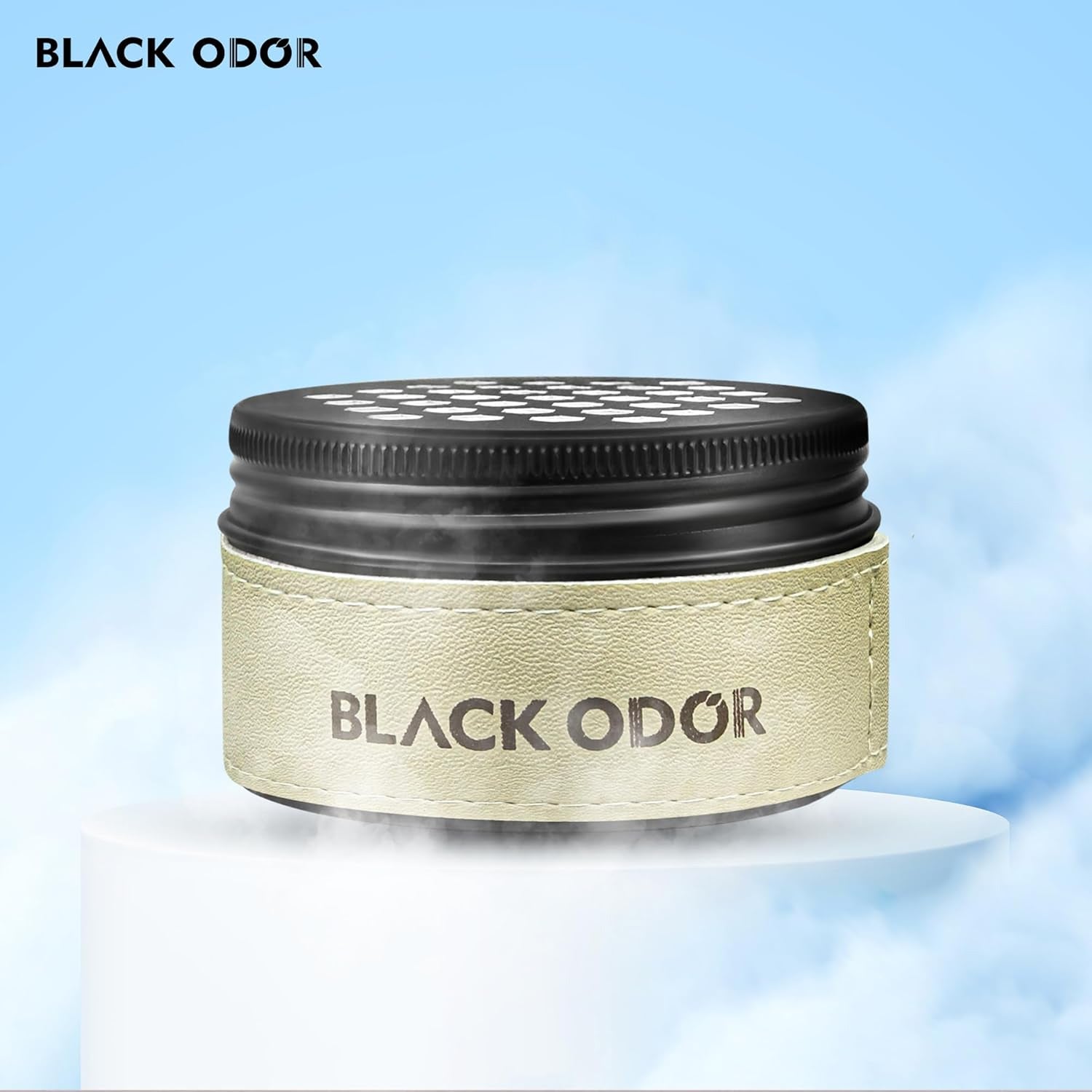 Black Odor Fashion Car Fragrance Scented Air Freshener Perfume Gel For Car/Home/Office (100Gm)