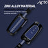 Acto Metal Sapphire Key Cover and Key chain Compatible with Ford Fiesta Pack of 1 Set (Glow in the Night)