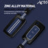 Acto Metal Sapphire Key Cover and Key chain Compatible with Tata Bolt I Nexon I Tigor I Hexa I Tiago I Zest Pack of 1 Set (Glow in the Night)