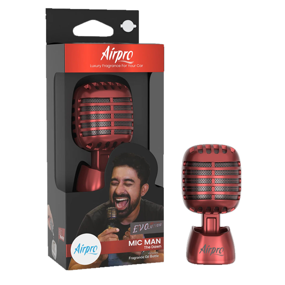 Airpro Luxury Popular Mic Man Car Perfume/Air Freshners For Dashboard Long Lasting Fragrance To Freshen'Up Your Car