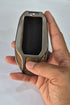 ACTO Metal Leather Car key cover with key chain Compatible With BMW