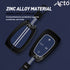 Acto Metal Sapphire Key Cover and Key chain Compatible with Tata Altroz I Harrier I Nexon Pack of 1 Set (Glow in the Night)
