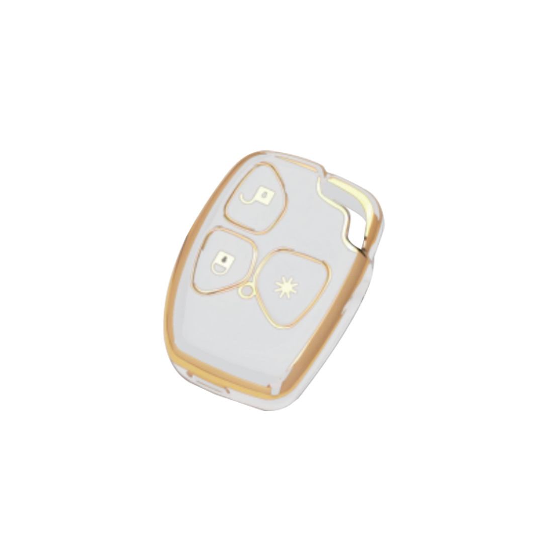 Acto TPU Gold Series Car Key Cover For Mahindra Quanto