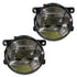 Car fog Light With Halogen Bulb Assembly - Set of 2 Compatible with Maruti Brezza 2022