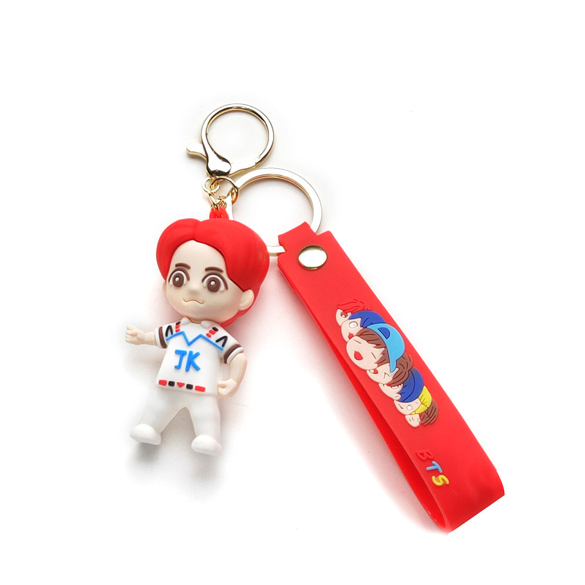 3D PVC Cartoon Keychain BTS