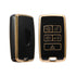 Acto TPU Gold Series Car Key Cover With Diamond Key Ring For Land Rover Sports