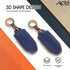 ACTO Alcantara Key Cover and Key Chain in Dashing Color – Compatible with Mahindra BE-6 4-Button Smart Key (Pack of 1)