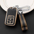 Acto TPU Gold Series Car Key Cover With TPU Gold Key Chain For Honda Civic