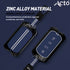 Acto Metal Sapphire Key Cover and Key chain Compatible with Tata Curvv Pack of 1 Set (Glow in the Night)