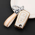 Acto TPU Gold Series Car Key Cover With TPU Gold Key Chain For Toyota Crysta