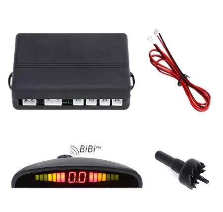 Car Reverse Backup Sensor System Parking Assistant Kit set of 4pcs