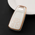 Acto TPU Gold Series Car Key Cover With Diamond Key Ring For Audi A3