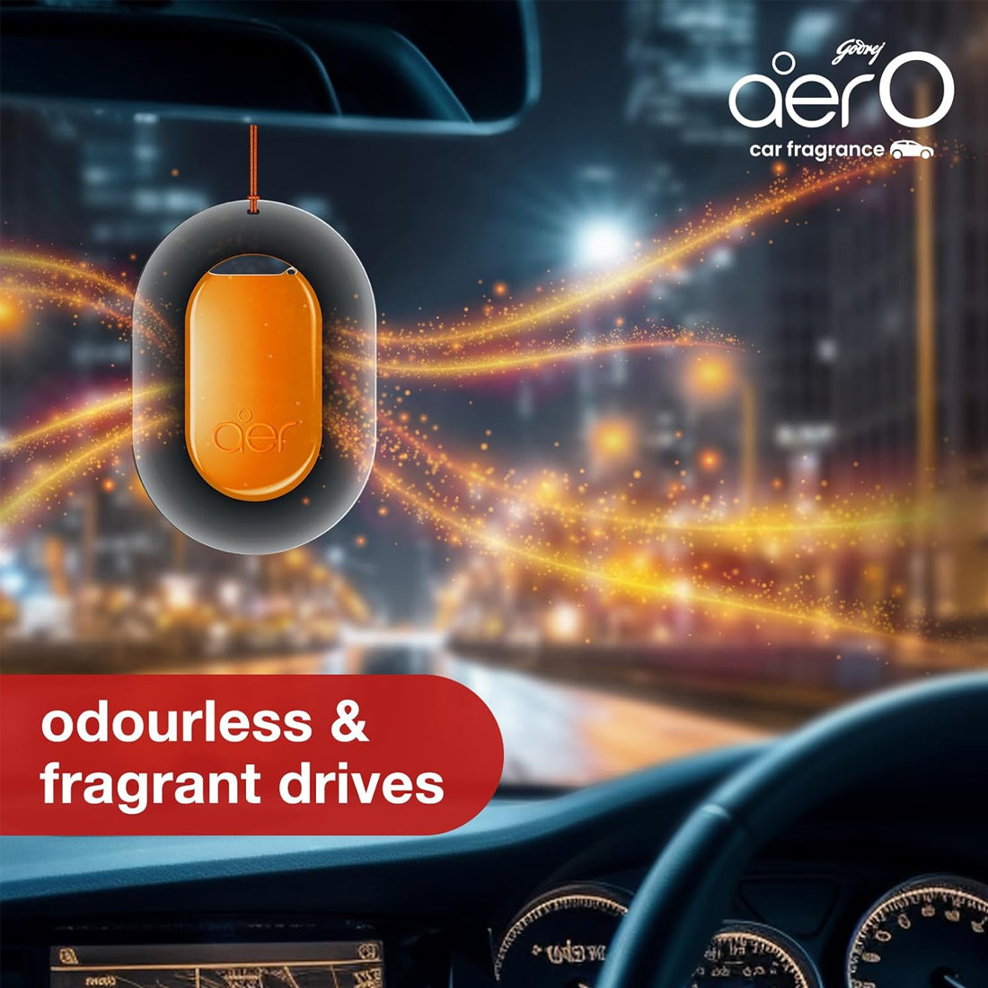 Godrej Aer Aero Hanging Car Air Freshner | Long-Lasting