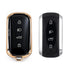 TPU Gold Series Key Cover for Tata Curvv | Sierra - TAT-8