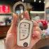 Acto TPU Gold Series Car Key Cover With Diamond Key Ring For Toyota Corolla Altis