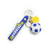 3D PVC Cartoon Keychain Football