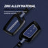 Acto Metal Sapphire Key Cover and Key chain Compatible with MG Windsor EV I Astor I Hector I Comet EV I Hector plus I Gloster I ZS EV I ZS Pack of 1 Set (Glow in the Night)