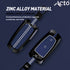 Acto Metal Sapphire Key Cover and Key chain Compatible with Ford Figo Pack of 1 Set (Glow in the Night)