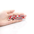 Universal Fashion 3D Car Metal Logo RS Car Truck Decor Pattern Badge Sticker