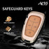 ACTO Metal Leather Car key cover with key chain Compatible With TATA