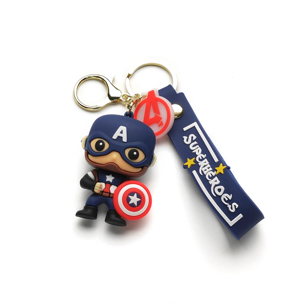 3D PVC Cartoon Keychain