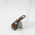 ACTO Metal Leather Car key cover with key chain Compatible With Suzuki