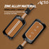 Acto Metal Sapphire Key Cover and Key chain Compatible with Tata Curvv Pack of 1 Set (Glow in the Night)
