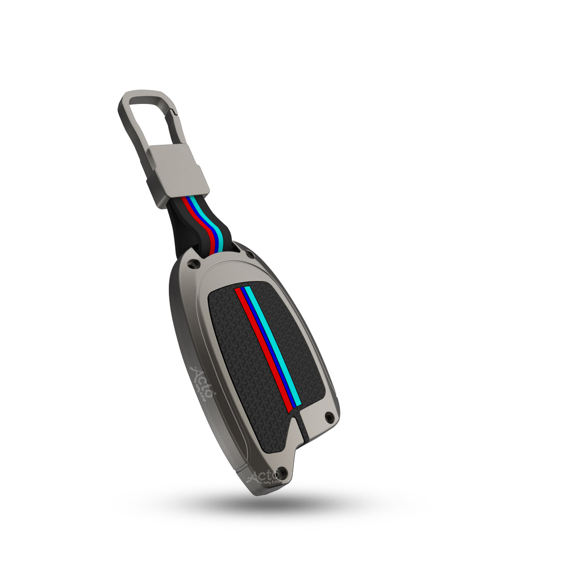 Acto Car Key Cover Metal Silicone Compatible with Maruti Suzuki