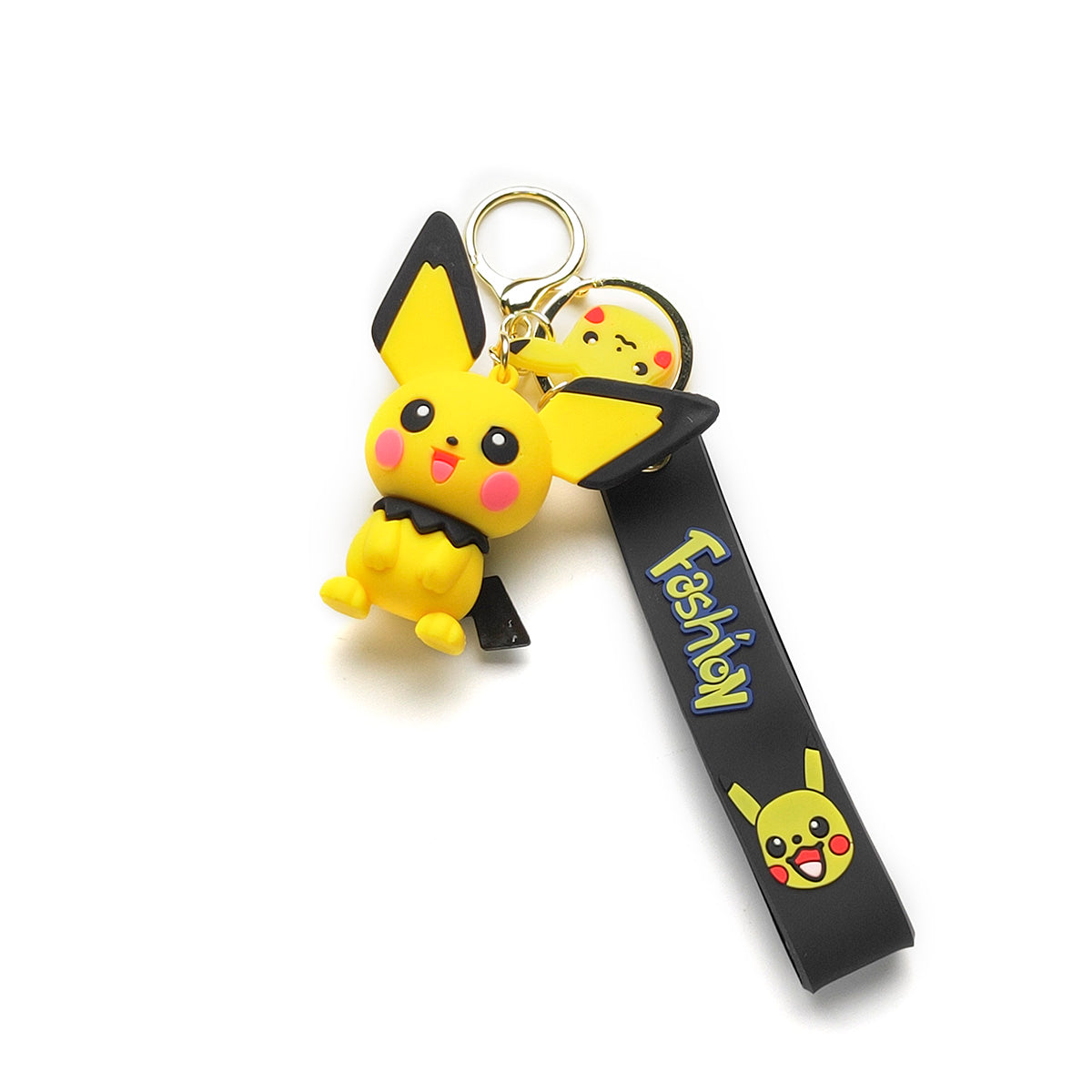 3D PVC Cartoon Keychain Pokeymon Pikachu