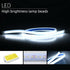 Car Hood Light Exterior Flexible Car Strip White Lights, Dynamic Car LED Strip Light Running Light Strip for Car