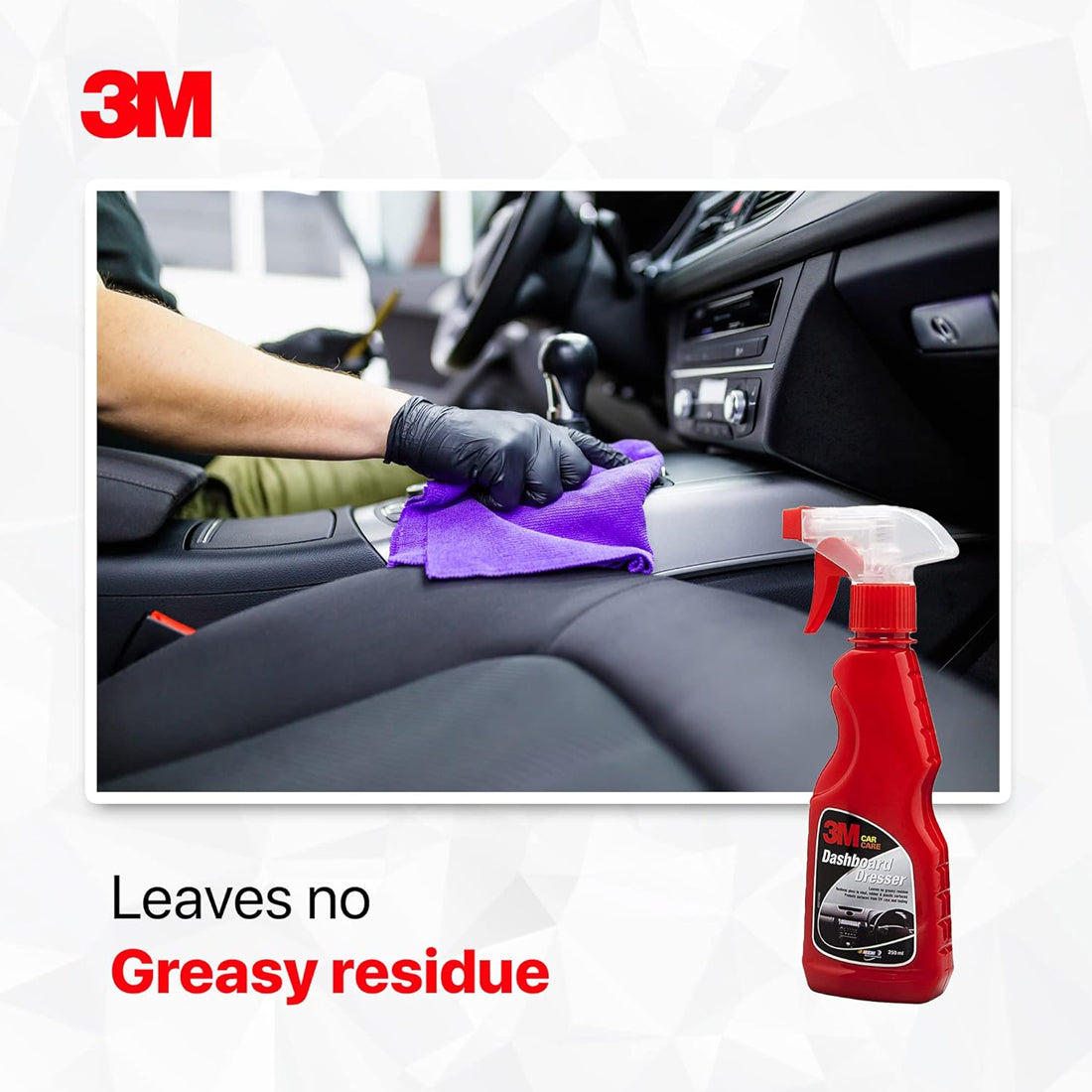 3M Car Dashboard Dresser (250 Ml) | Restores Gloss And Shine On Dashboard And Other Plastic Parts | Protection From Uv Rays And Fading